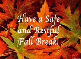 Fall Break - Monday, November 21 to Friday, November 25